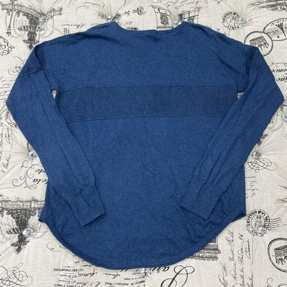 Sweaty Betty Blue Crew Neck Sweater - Picture 12 of 12
